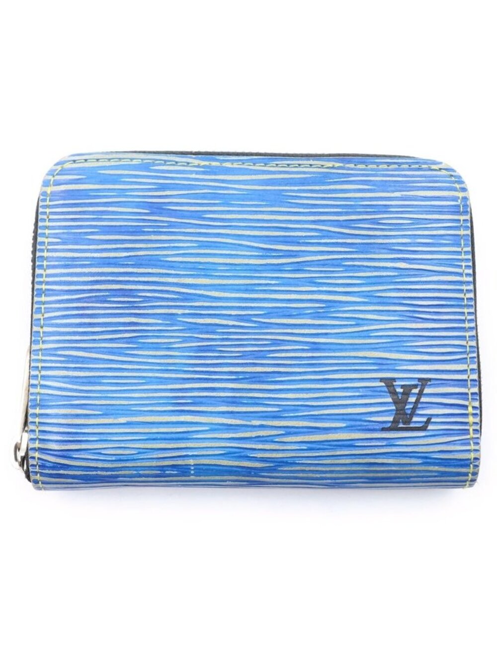 Louis Vuitton Zippy Coin Purse Epi Leather Blue